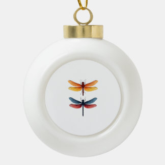 Boule En Céramique Libellules d'amour enfant petit simple Minimaliste