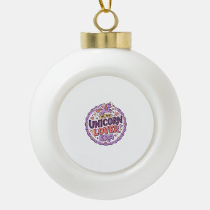 Boule En Céramique Licorne Dans Mon Ère d'Amant de Licorne Marchandis