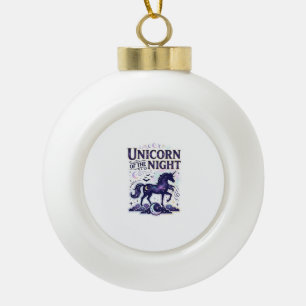 Boule En Céramique Licorne de la conception de graphique de nuit de Z