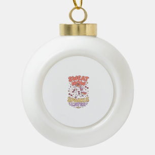 Boule En Céramique Licorne Douceur Maintenant Brille Plus Tard Impres
