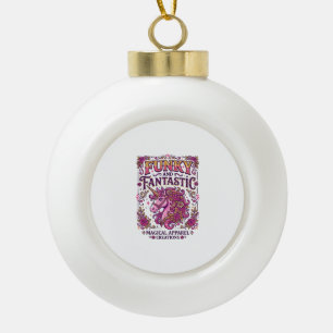 Boule En Céramique Licorne funky et fantastique design zazzle stylé_
