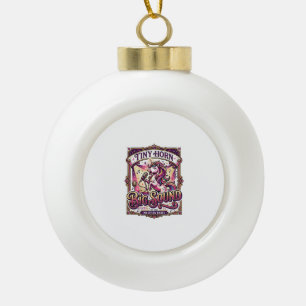 Boule En Céramique Licorne Petite Corne Gros Son Stylé Merch Design_1