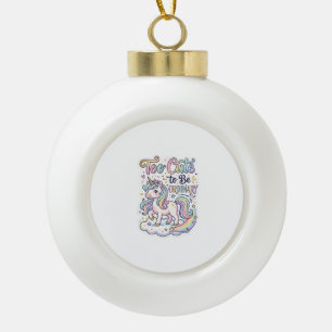 Boule En Céramique Licorne trop mignonne pour être ordinaire Premium