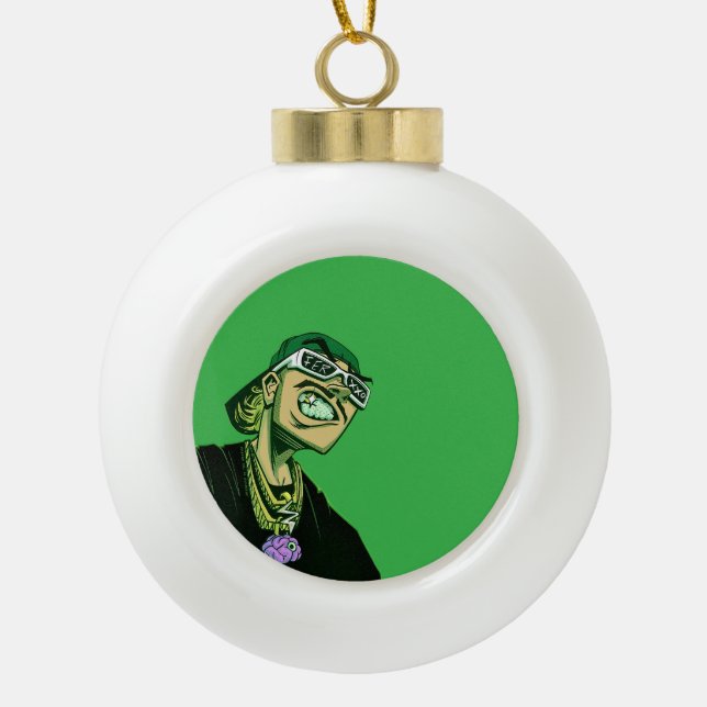 Boule En Céramique Llavero acrílico (Devant)