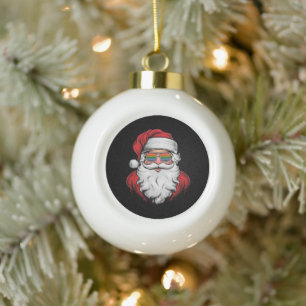 Boule En Céramique Lunettes de soleil de Santa Fierté Noël Pyjama X-m