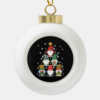 Boule En Céramique Lutins de Noël Empiler Arbre Flocon de Neige Cooki