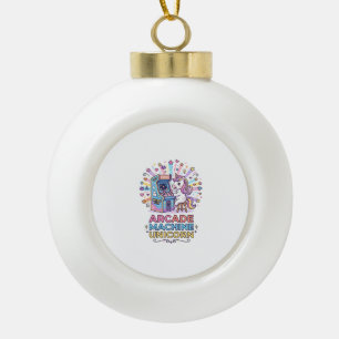 Boule En Céramique Machine de jeux vidéo Licorne Impression Licorne P