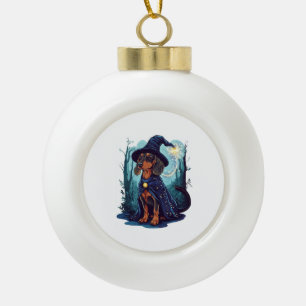 Boule En Céramique Magicien Wiener � Dachshund Magique