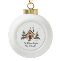 Maison de Noël Cosy Personnalisée