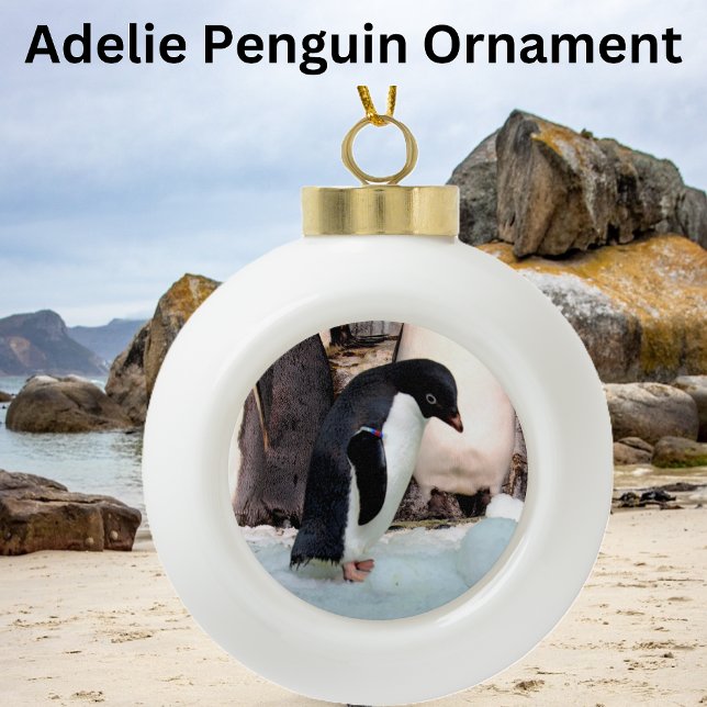 Boule En Céramique Manchot Adélie (Créateur téléchargé)