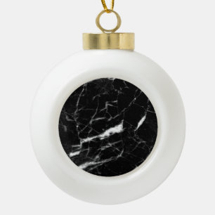 Boule En Céramique Marbre noir