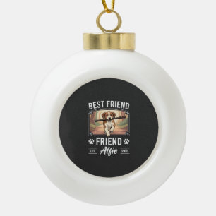 Boule En Céramique Meilleur Ami Alfie Amoureux des Chiens
