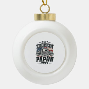 Boule En Céramique Meilleur Papy Rouleur de Camion de Tous les Temps