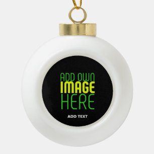 BOULE EN CÉRAMIQUE MODÈLE DE TEXTE D'IMAGE NOIRE SIMPLE ET MODERNE