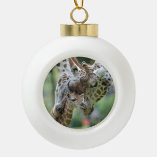 Boule En Céramique Modèle d'ornement de girafe