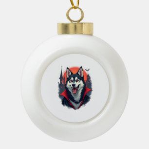 Boule En Céramique Morsure de Husky Vampire