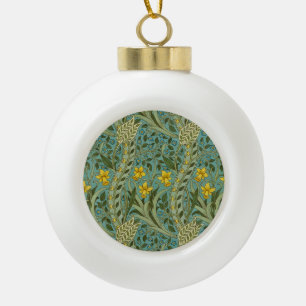 Boule En Céramique Motif Floral Classique Narcisse de William Morris