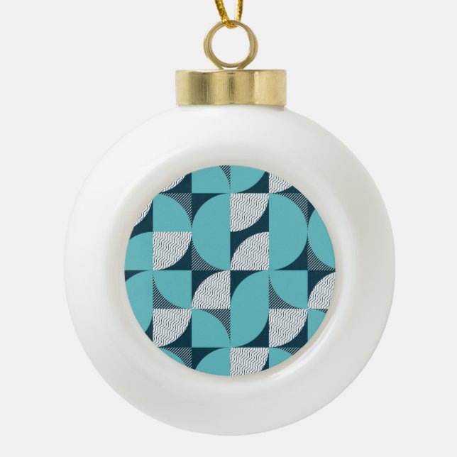 Boule En Céramique Motif géométrique créatif (Devant)