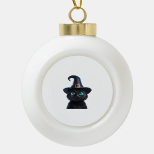 Boule En Céramique Mystic Kitty - Halloween Chat classique T-shirt
