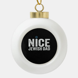 Boule En Céramique Nice Jewish Dad Hanoukka Jewish Family Cadeau