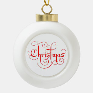 BOULE EN CÉRAMIQUE NOËL