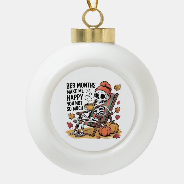 Boule En Céramique Noël 2026,  (Devant)