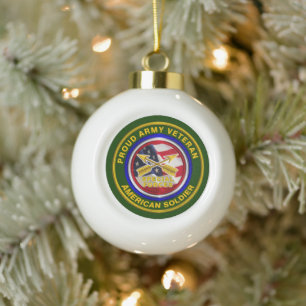 Boule En Céramique Noël des anciens combattants des Forces spéciale