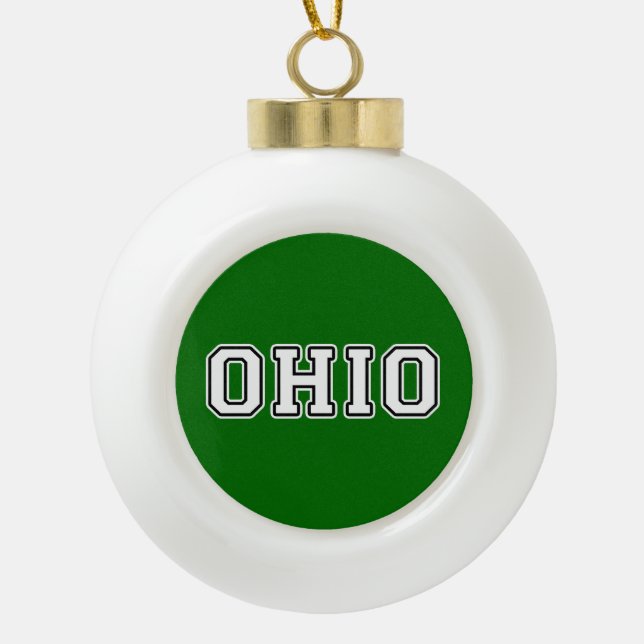 Boule En Céramique Ohio (Devant)