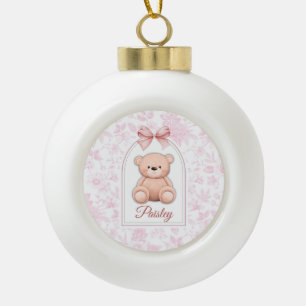 Boule En Céramique Paisley Conception personnalisée d'ours en peluc