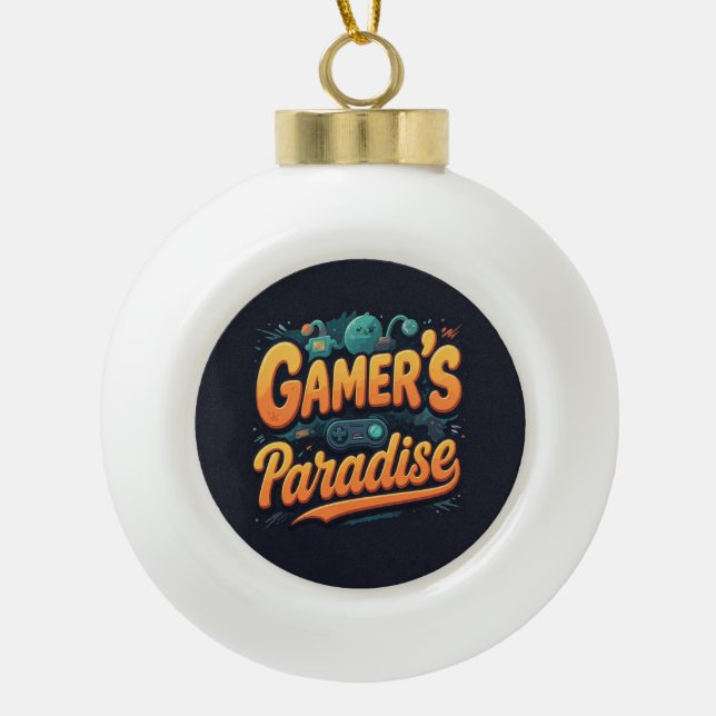 Boule En Céramique Paradise des Gamer (Devant)