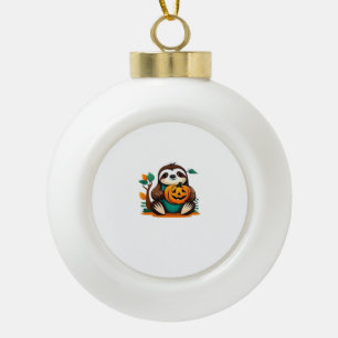 Boule En Céramique Paresseux mignon avec vecteur de dessin animé Hall