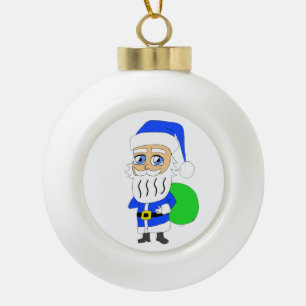 Boule En Céramique Père Noël chibi