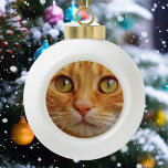 Boule En Céramique Photo personnalisée de chat de chien de compagnie<br><div class="desc">Cette conception a été créée par art numérique. Elle peut être personnalisée en cliquant sur le bouton personnaliser et en modifiant la couleur, en ajoutant un nom, des initiales ou vos mots préférés. Contactez-moi à l'adresse colorflowcreations@gmail.com si vous souhaitez que ce design soit disponible sur un autre produit. Achetez ma...</div>