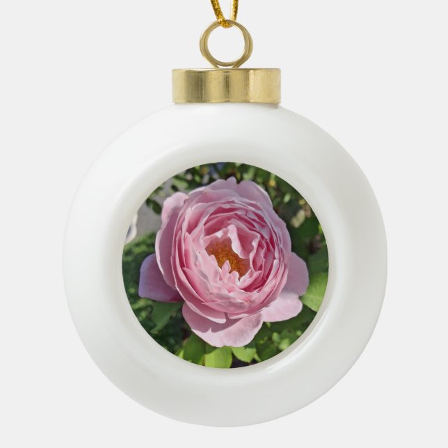 Boule En Céramique Pink Rose  (Devant)