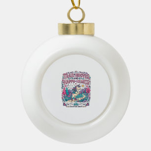 Boule En Céramique Piste de Licorne Sabots et Cœurs Joyeux Applicatio