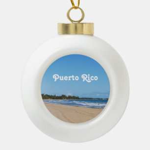 Boule En Céramique Plage de Porto Rico