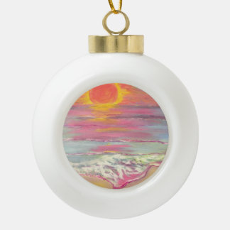 Boule En Céramique Plage Sunset de Cape San Blas