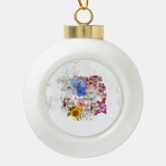 Boule En Céramique Plus de fleurs et de fraîcheur