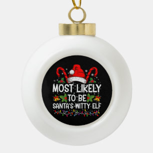 Boule En Céramique Plus susceptible d'être le Noël de l'elfe spiritue