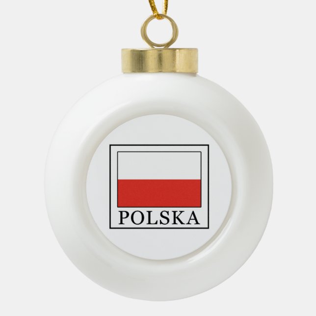 Boule En Céramique Polska (Devant)