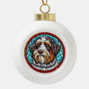 Boule En Céramique Portrait de chien mignon