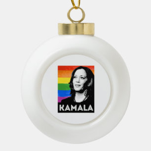 BOULE EN CÉRAMIQUE POSTER FIDE 2020 DE KAMALA HARRIS