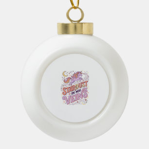 Boule En Céramique Poussière d'étoile de licorne dans mes veines conc