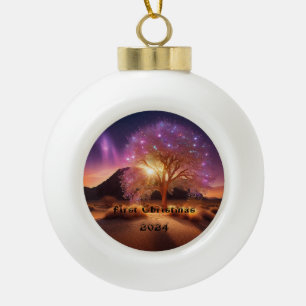 Boule En Céramique Premier Noël 2024