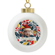 Première couronne de Tricolor de Noël du bébé