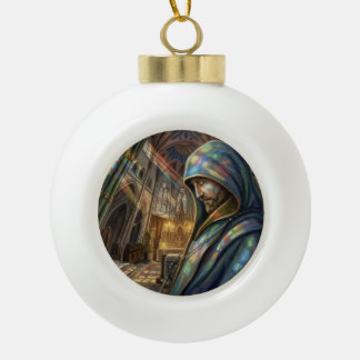 Boule En Céramique Reflet Fidèle Prière Sacerdotale Sous La Lumière