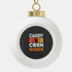 Boule En Céramique Reine de bonbons de Halloween SVG Design