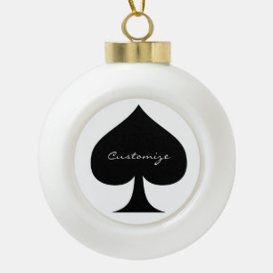 Boule En Céramique Reine noire de pique Black Thunder_Cove