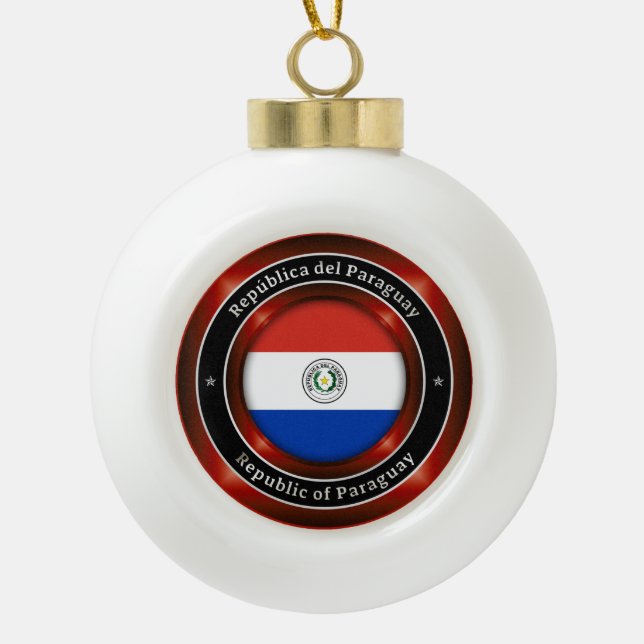 Boule En Céramique République du Paraguay (Devant)