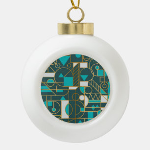 Boule En Céramique Retro géométrique : Poster minimaliste.